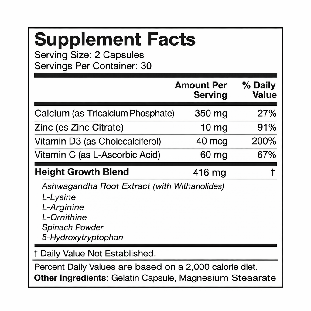 HeightMax Formula For Kids & Teens