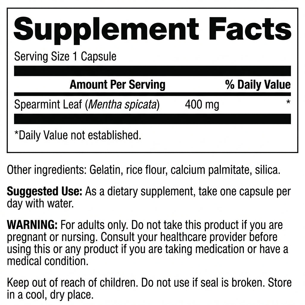 Spearmint Leaf Acne Support For Kids