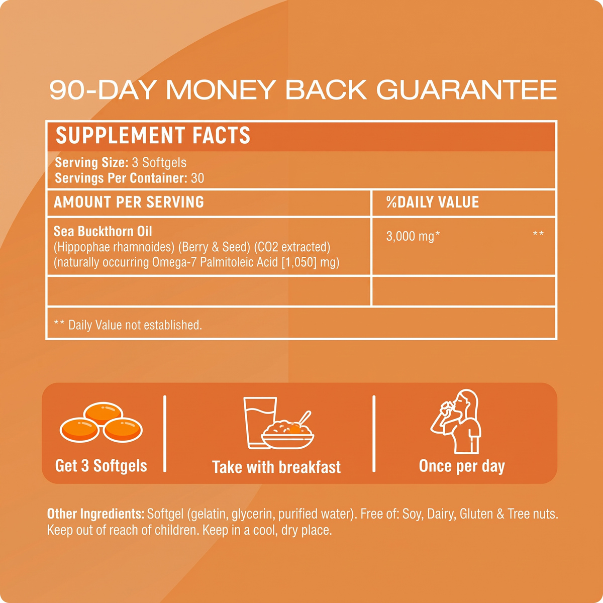 Sea Buckthorn Oil Softgels
