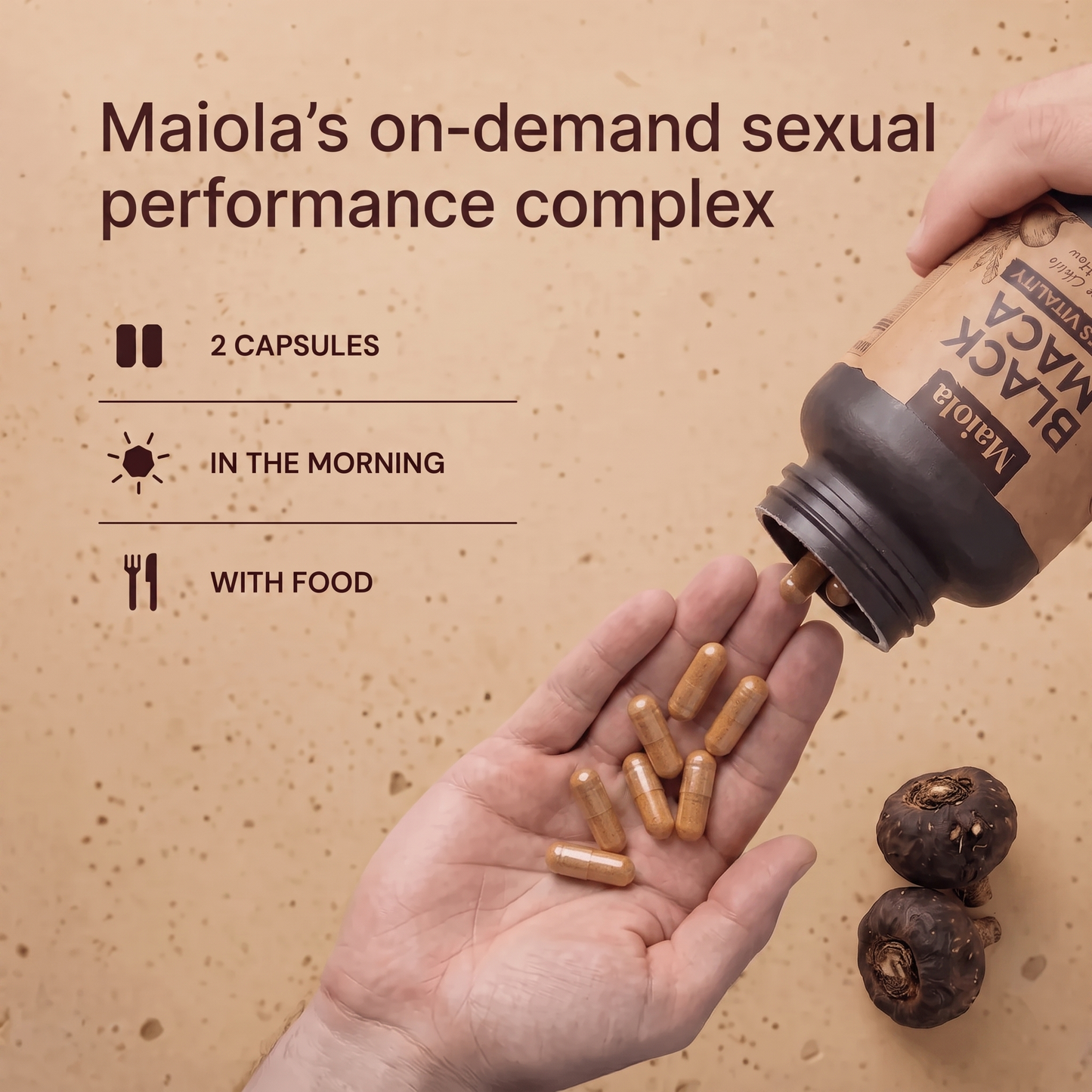 Maiola® Pure Black Maca