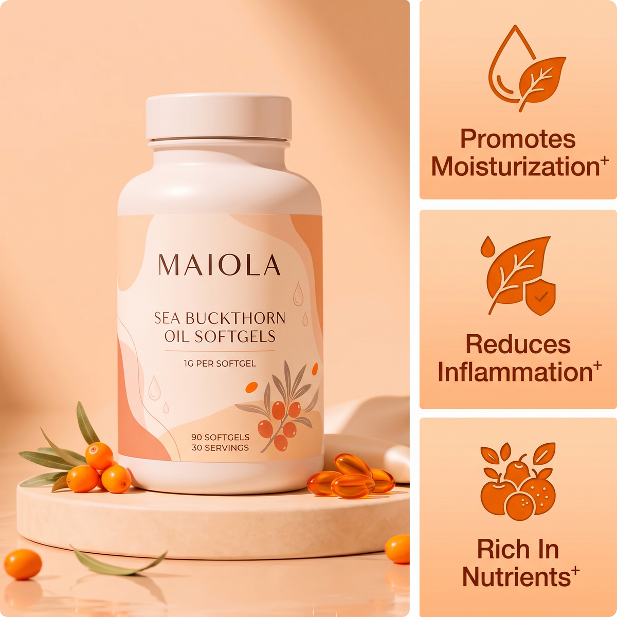 Sea Buckthorn Oil Softgels